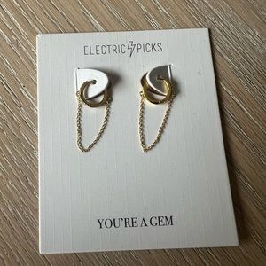 Electric Picks Bianca Earrings NWT